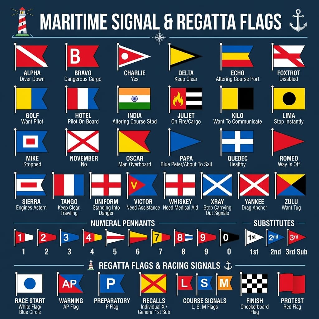 Infografica Bandiere Regata
