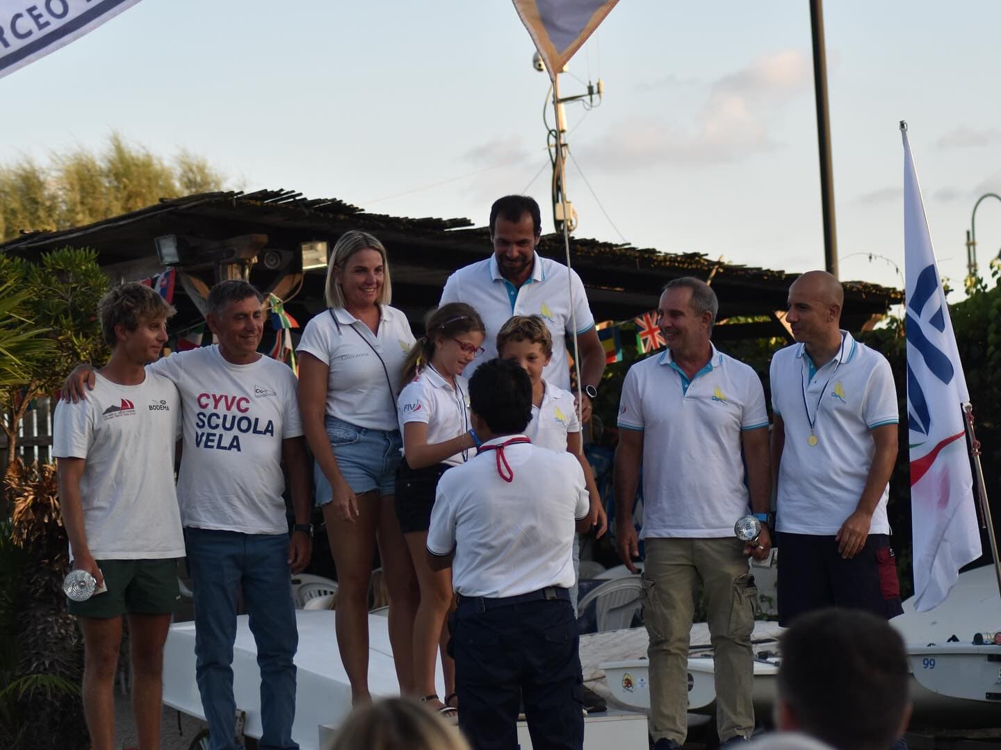 Premiazioni e compagni di regata